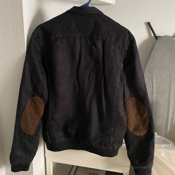 Zara men’s 100% linen black jacket - Picture 4 of 16